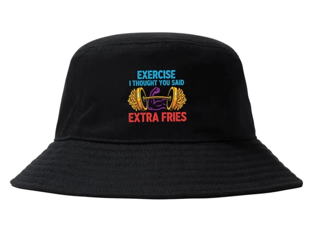 Klobouk Když Říkali Exercise Myslel Jsem Extra Fries Hranolky Před Cvičením