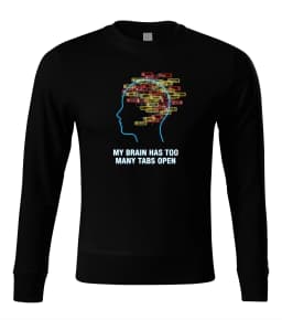 Mikina Neónový mozog