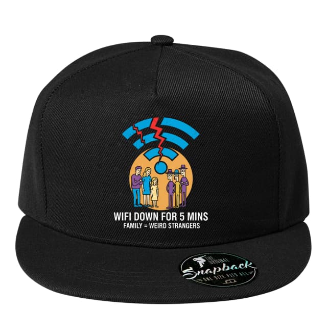 Snapback Wifi Pryč Na Pět Minut Rodina Jako Podivní Cizinci