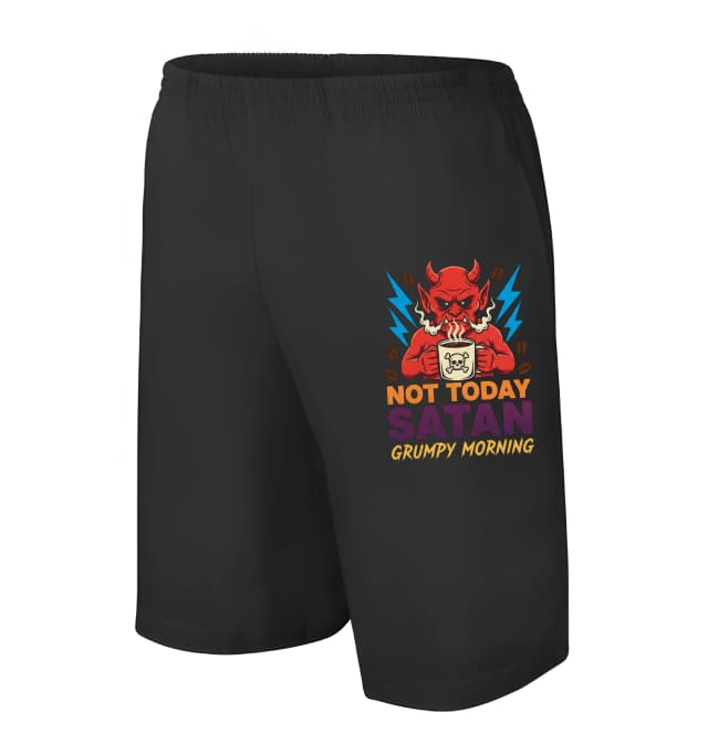 Pánske šortky Ranná Káva Proti Diablovi Not Today Satan