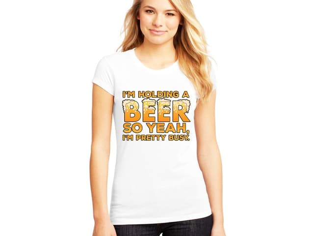 Dámske tričko "I'm literally beer"