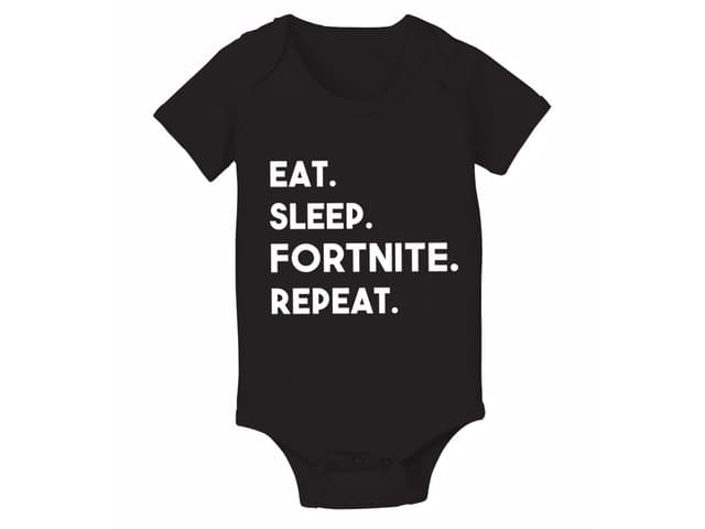 Fortnite Kids Body Jedenie-Spánok-Fortnite-Opakovanie