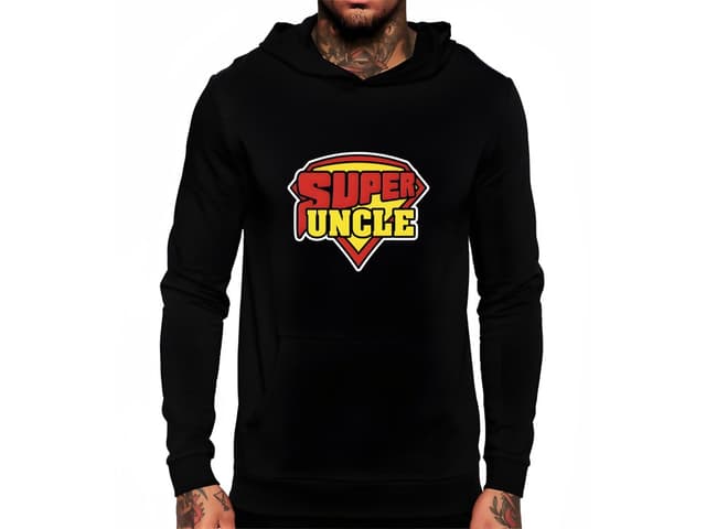 Superman nosí Strýko roka mikina