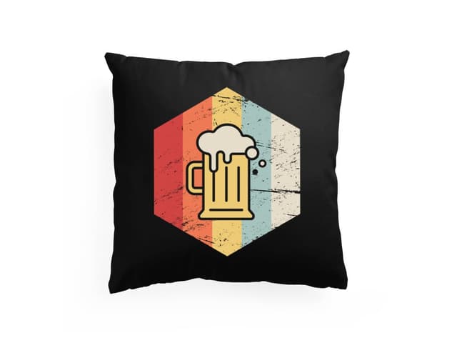 Vankúš retro pivo