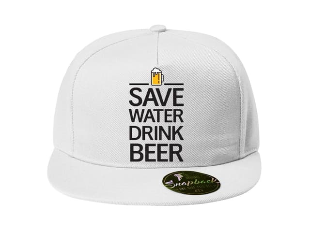 Snapback Šetrenie vodou, pitie, pivo