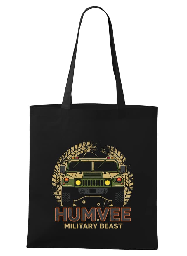 Nákupná taška Legendárna Humvee Military Beast Vojenský Offroadový Obor S Dušou Dobrodruha