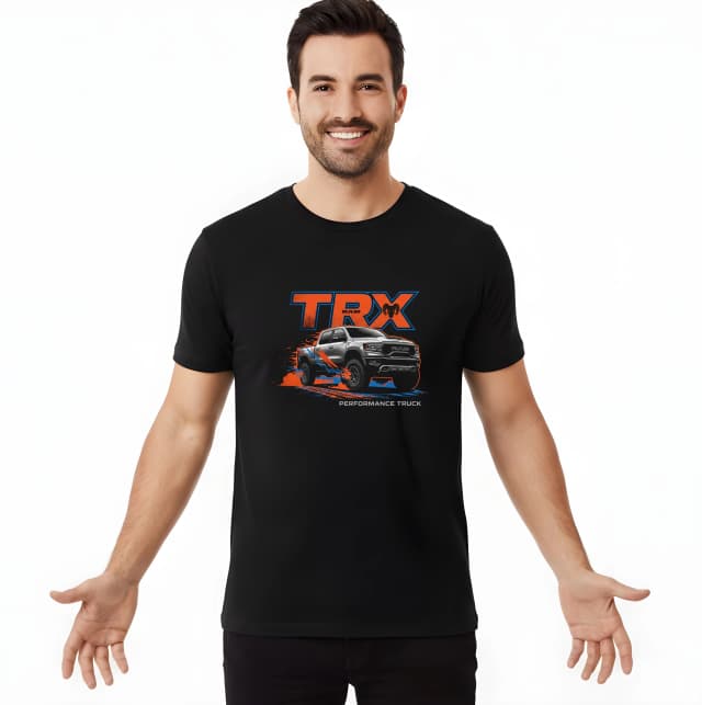 Pánske tričko Divoký Trx Ram Výkon Offroad Sila A Adrenalín