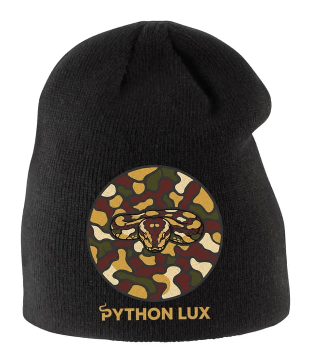 Detská zimná čiapka Nočná Kamufláž Python Lux Exkluzívne Vzory Ball Python V Zemitých Tónoch