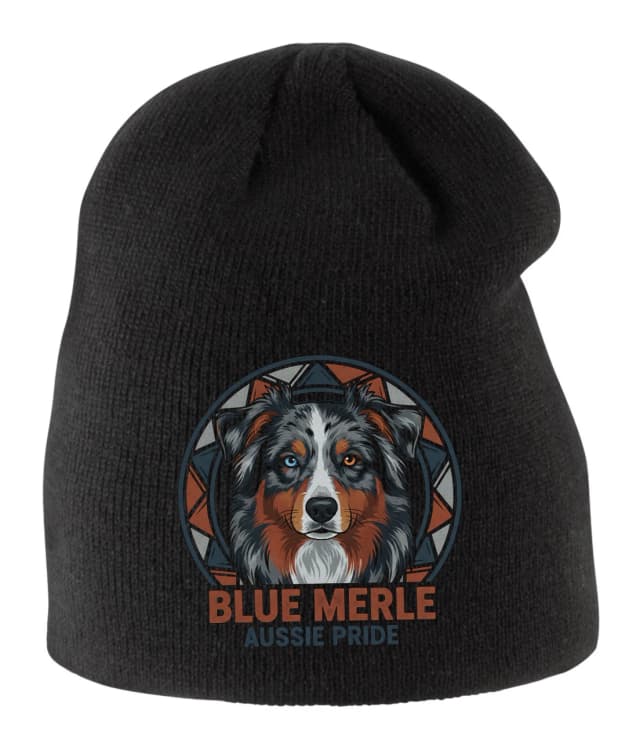 Detská zimná čiapka Blue Merle Aussie Hrdosť S Heterochrómiou A Vernosťou